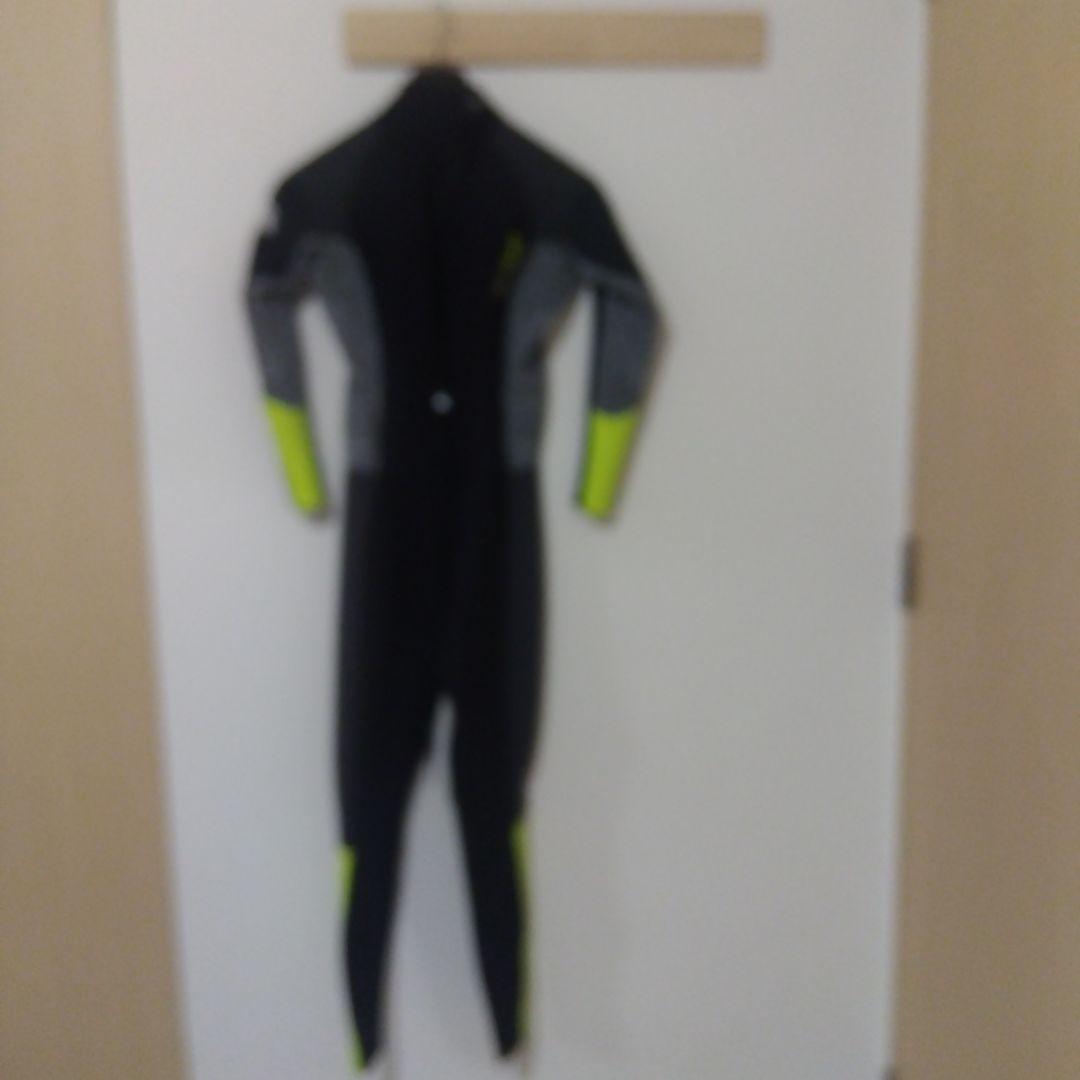 Rip Curl フルスーツ 黒/グレー/黄緑