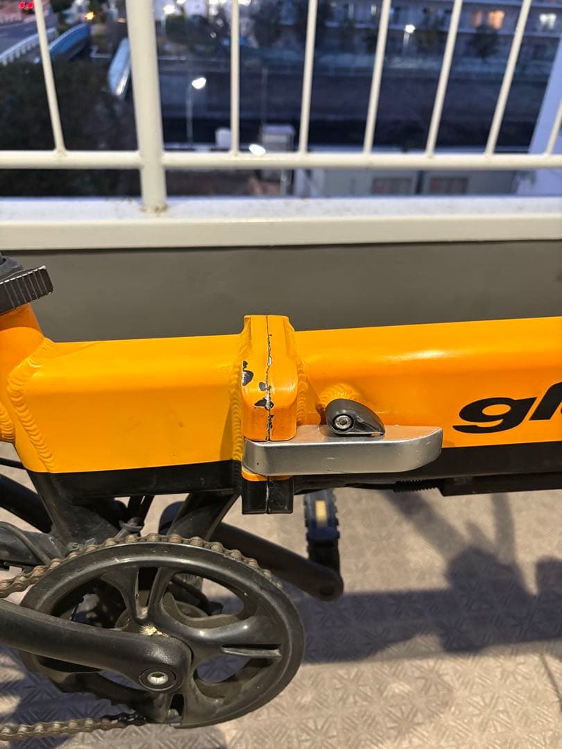 glafit 折りたたみ電動自転車 走行77km 予備バッテリー 東京手渡し可