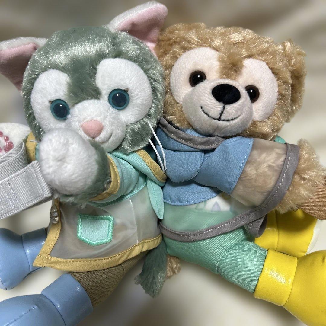 ダッフィー ビューティフル・レイニーデイズ ぬいぐるみ　カーテンホルダータグ付き