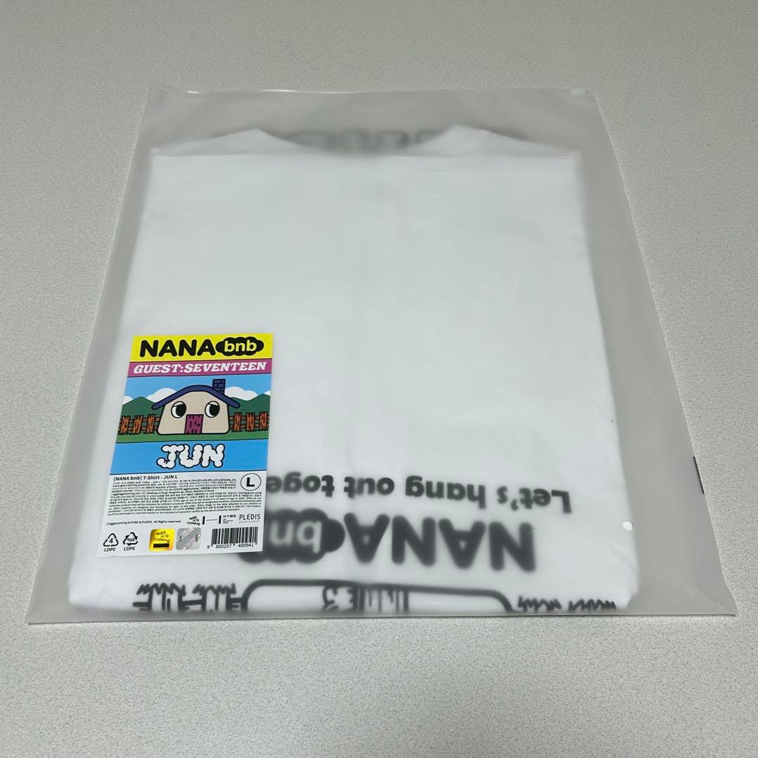 新品未開封 ジュン JUN NANA bnb Tシャツ Lサイズ ナナ民泊
