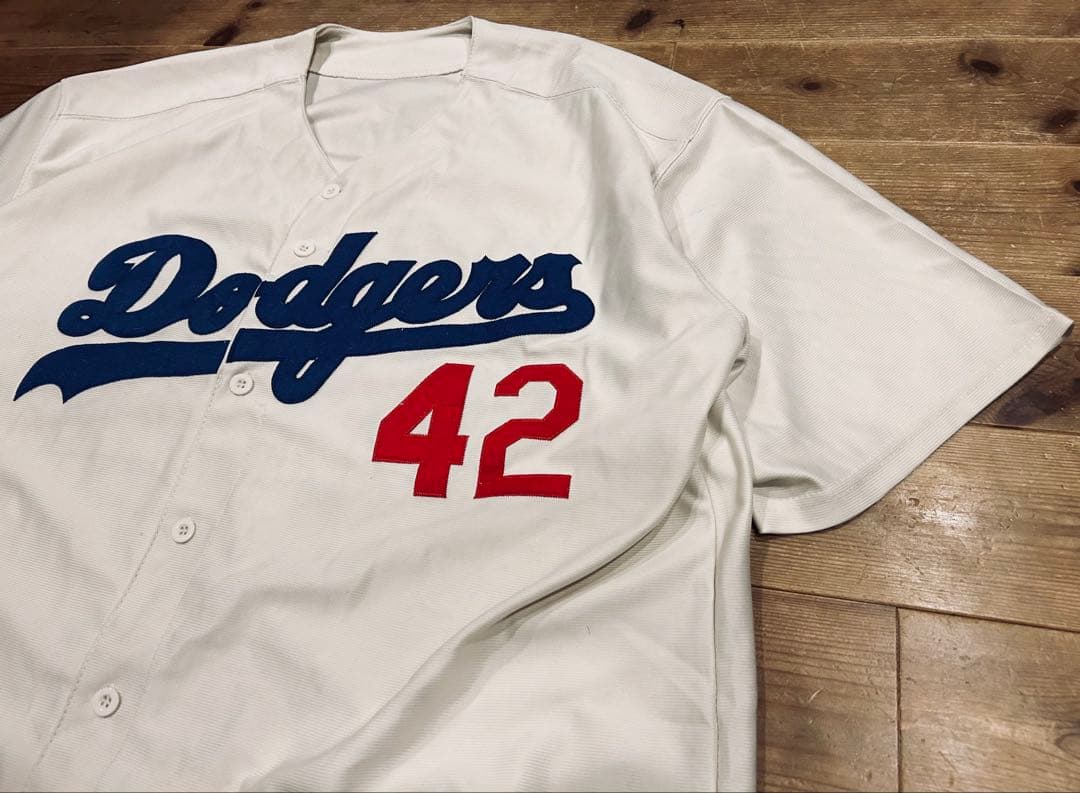 ユニフォーム 古着 70s Dodgers ドジャース ジャッキー・ロビンソン
