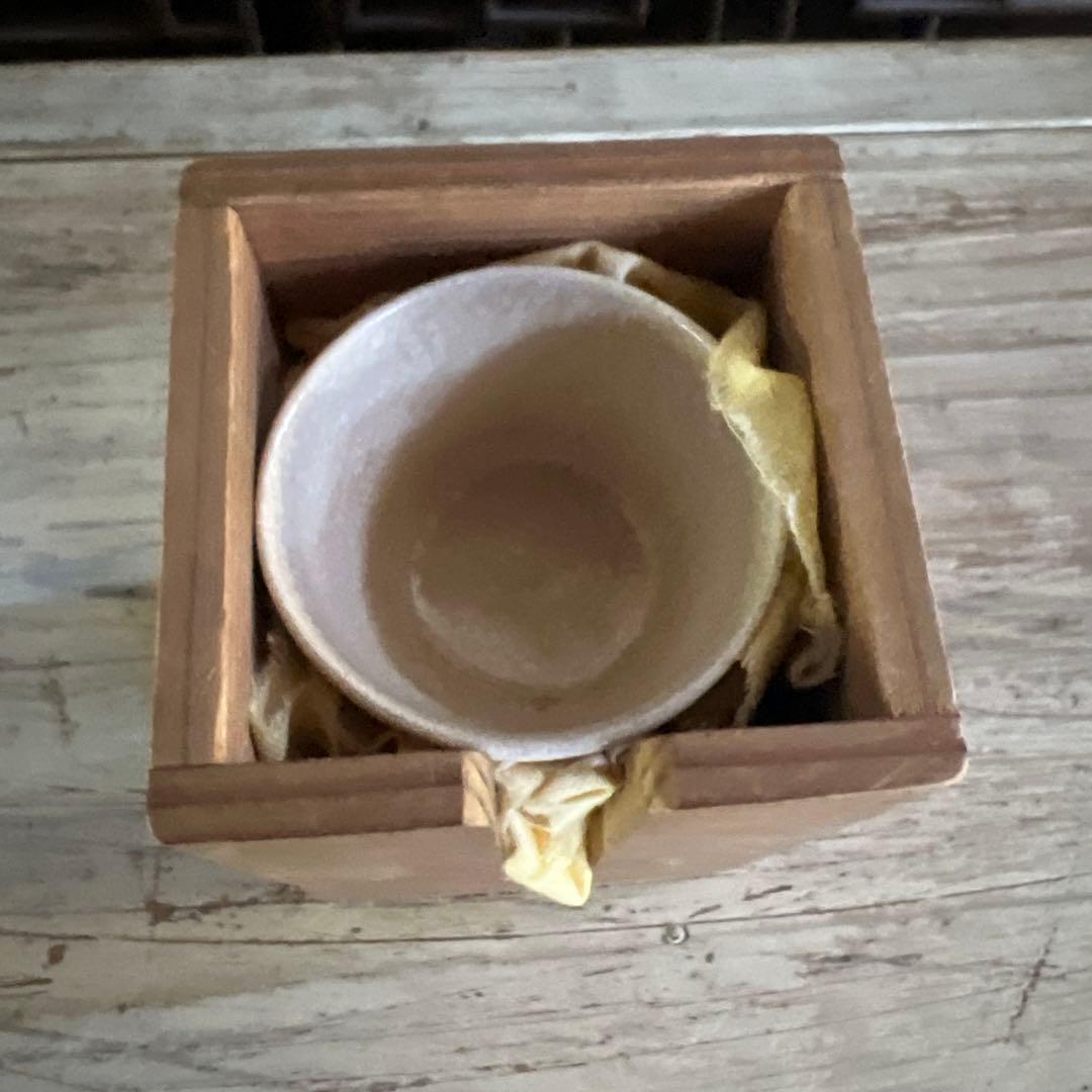 実家整理　古い小ぶりな煎茶碗五客 c