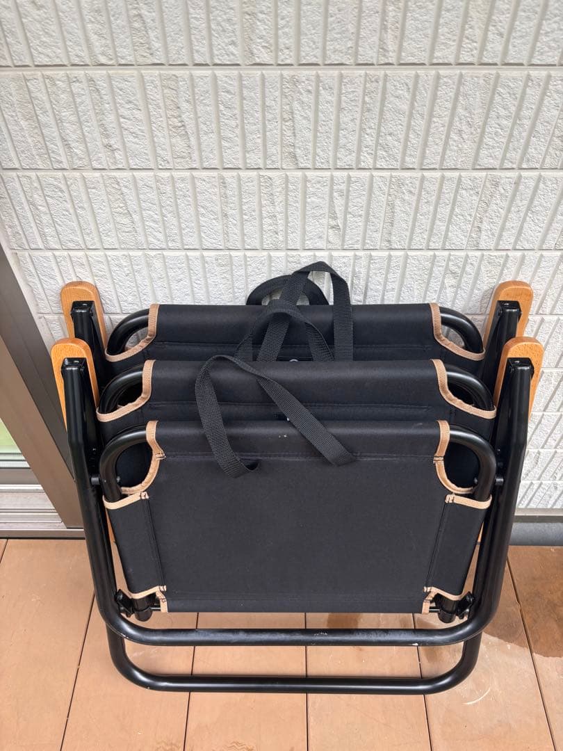 QUICKCAMPローチェア2脚セット