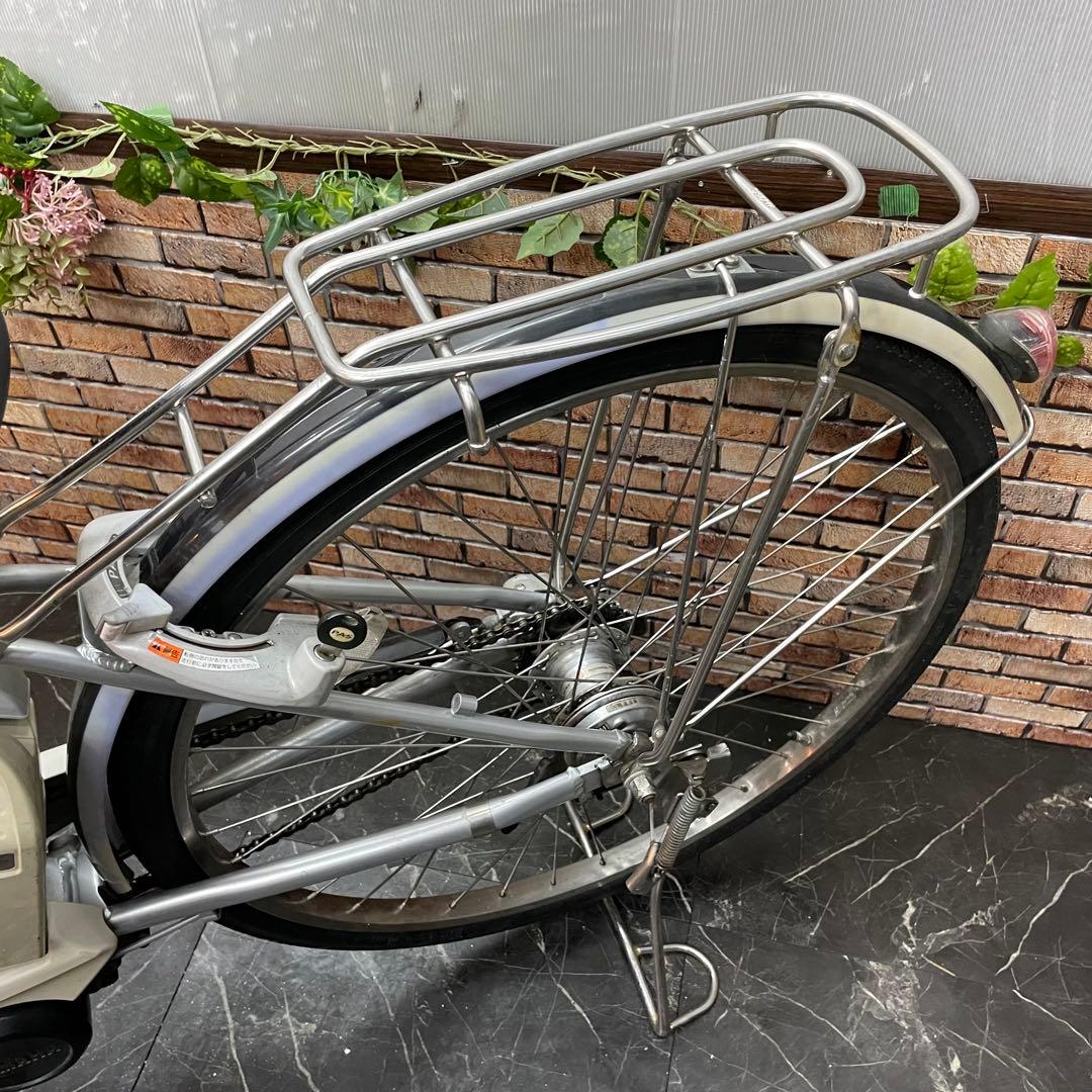 【64】電動自転車 YAMAHA PAS シルバー 26インチ