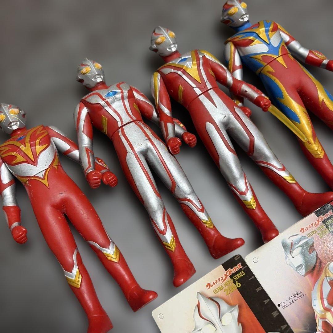ウルトラマンソフビ　ウルトラマンメビウスシリーズ4体セット　タグ付き