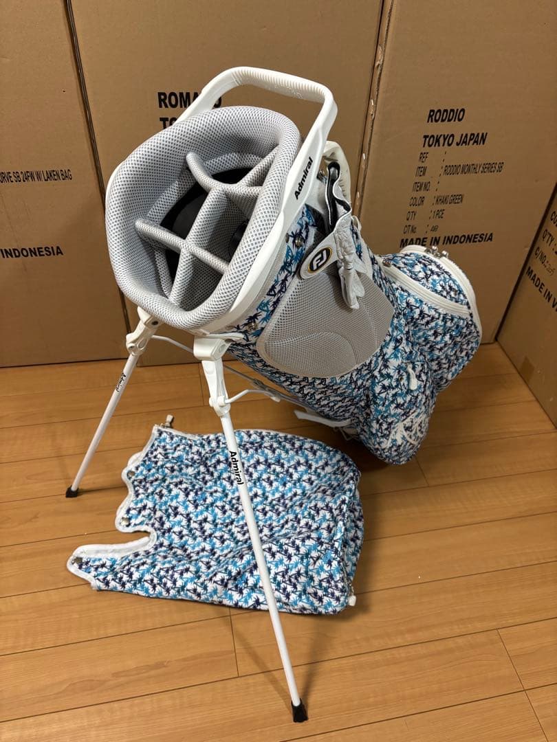 超軽量 アドミラル ゴルフ ヤシの木 スタンド キャディバッグ 美品