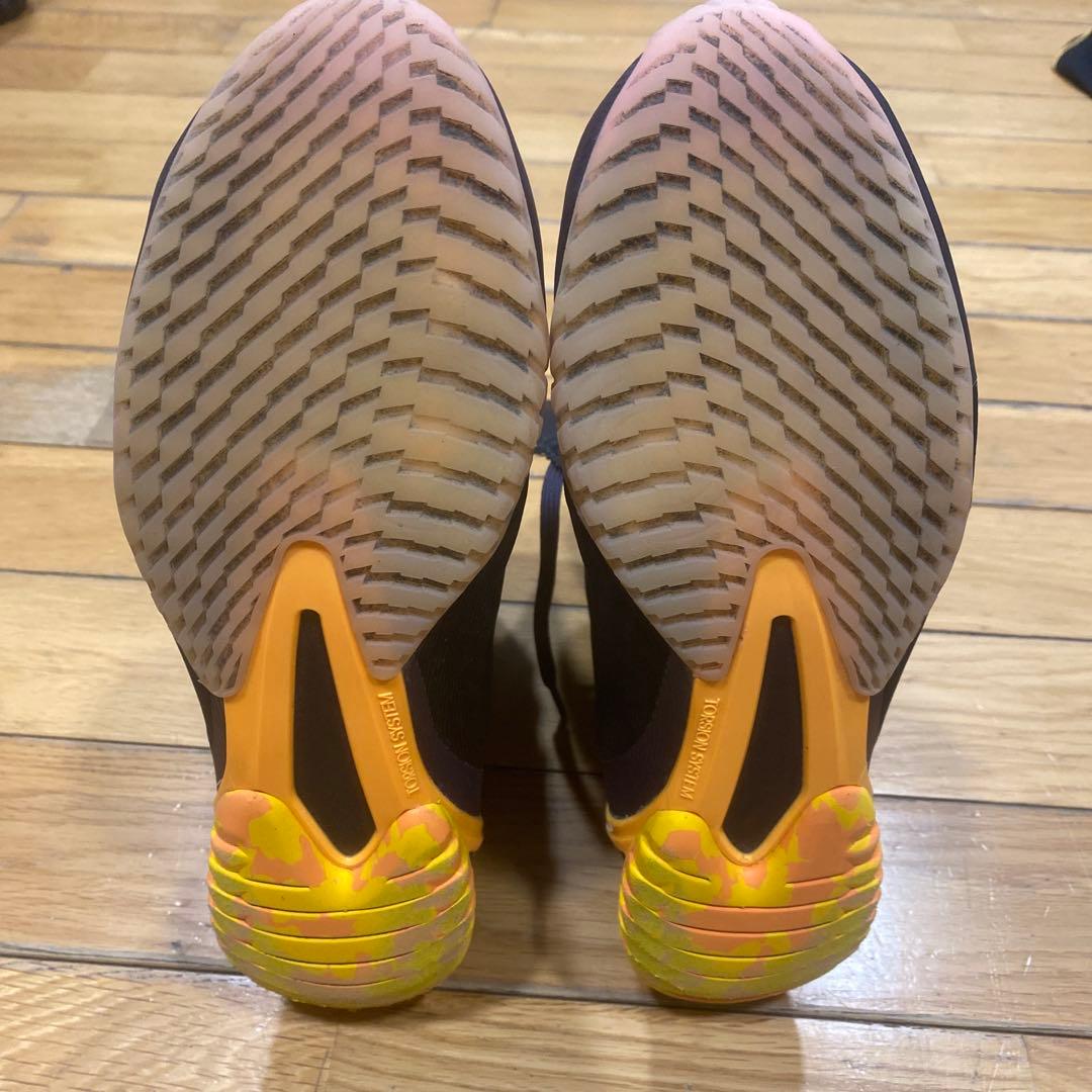 adidas ボクシングシューズ 黒/紫 ハイカット