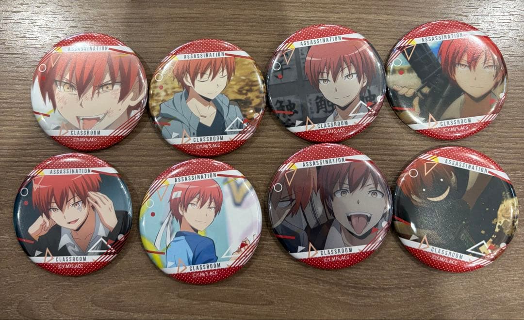 暗殺教室 キャラバッジコレクション 缶バッジ 名シーンセレクト　コンプセット