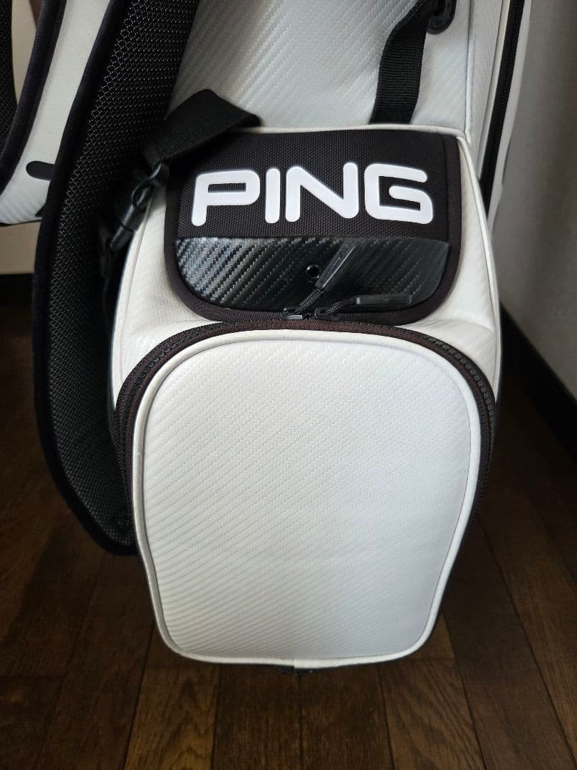 PING スタンドタイプ キャディバッグ ホワイト