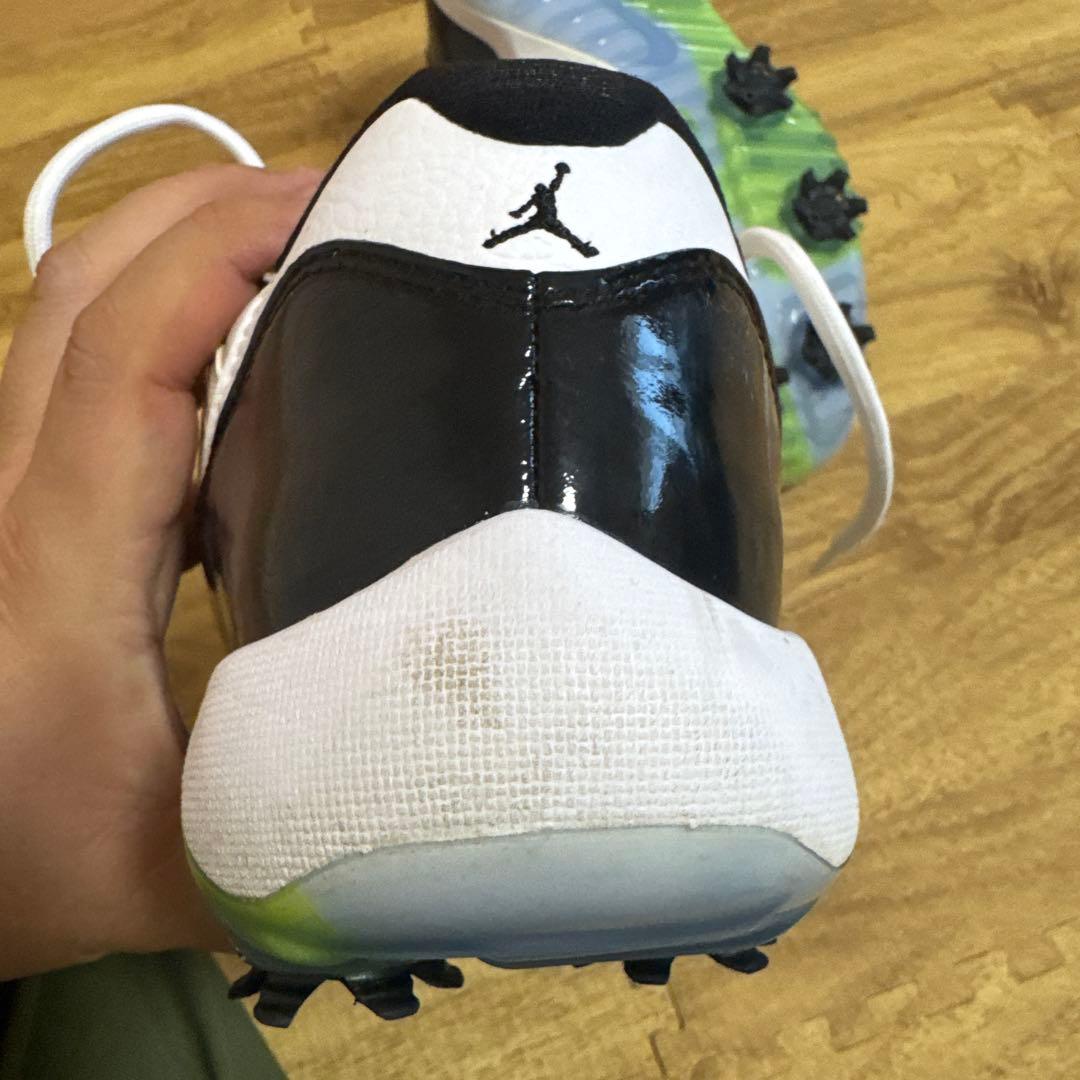 サ*ブ様 AIRJordan 11 ゴルフシューズ ホワイト/ブラック