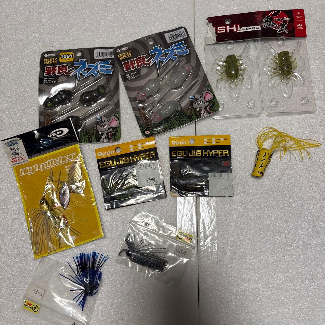 ワーム セット まとめ 未使用品多数 カゴ付