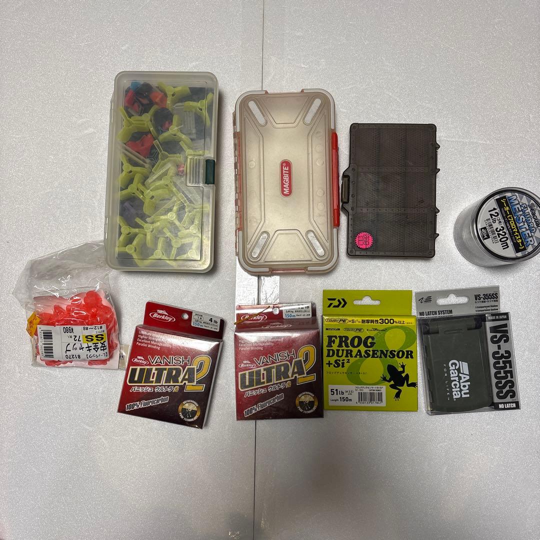 ワーム セット まとめ 未使用品多数 カゴ付
