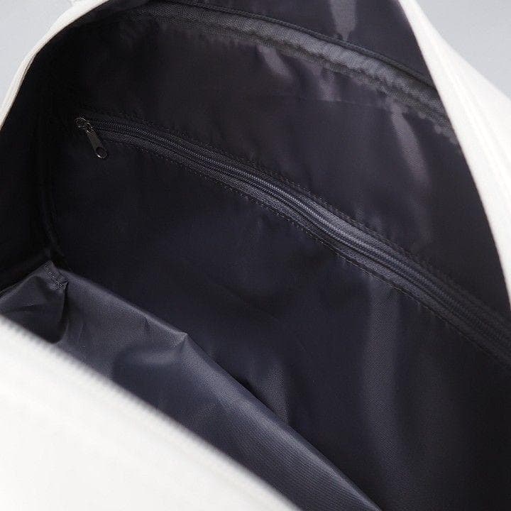 新品 オノフ ゴルフ ボストンバッグ シューズ収納ポケット付き 白/青