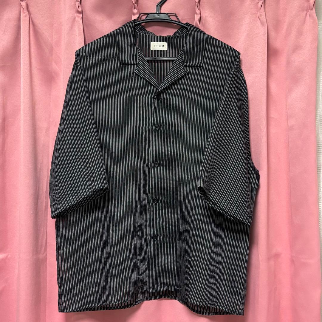 工藤大輝 ITEM half sleeve sheer shirt