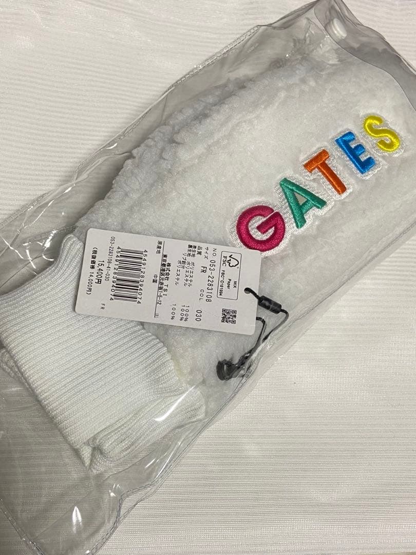 【新品】PEARLY GATES ミトン グローブ ホワイト