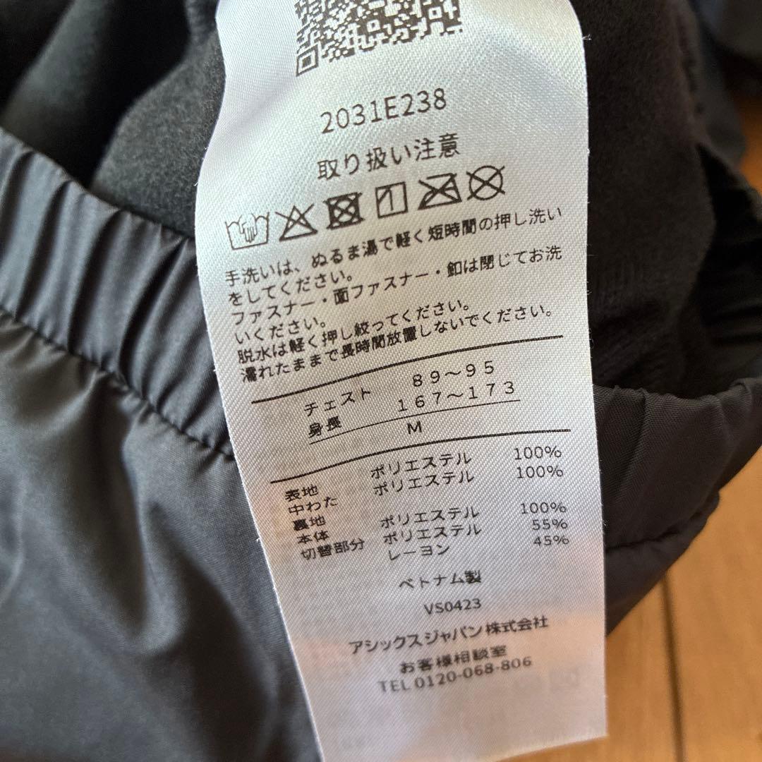 asics ウィンドブレーカー M ブラック