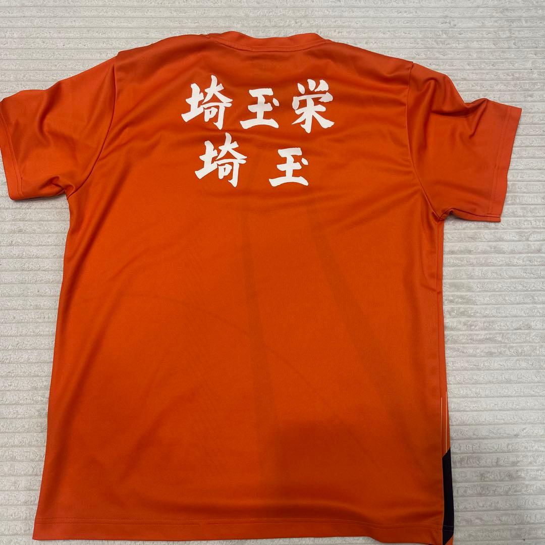 オレンジ ストライプ Tシャツ 埼玉栄埼玉