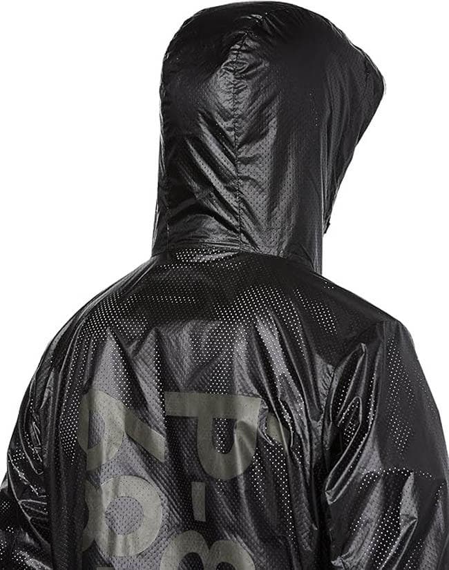美品 パーリーゲイツ PERTEX 撥水 フルジップ ジャケット 5 ゴルフ 黒