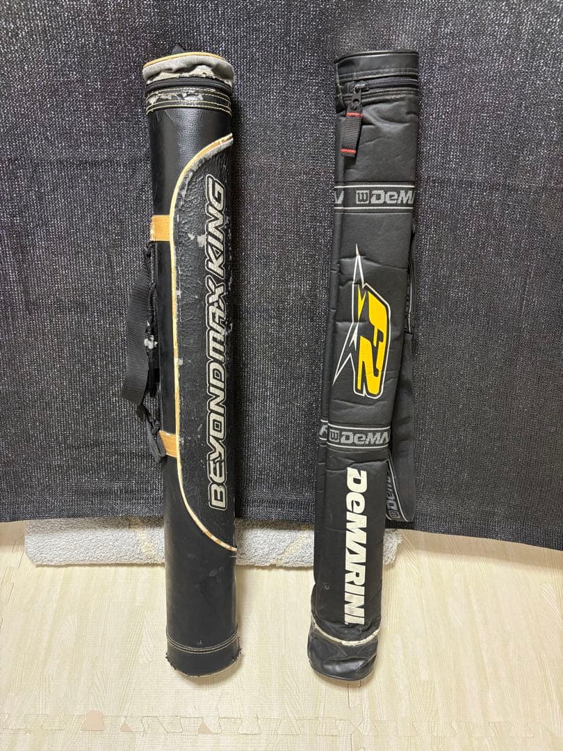 ビヨンドマックスギガキング 84cmと85cm2本セット　野球　バットケース付