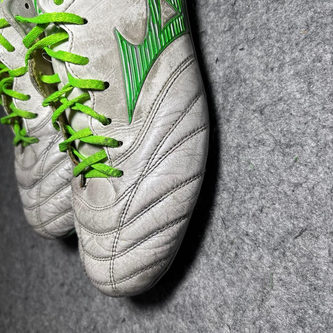 Mizuno Morelia サッカーシューズ 日本製 グレー/グリーン