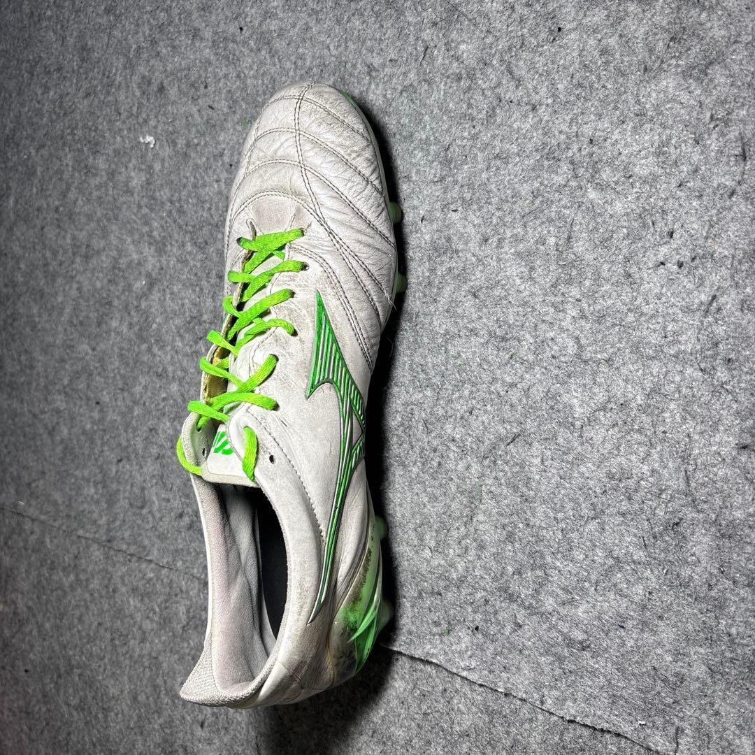 Mizuno Morelia サッカーシューズ 日本製 グレー/グリーン