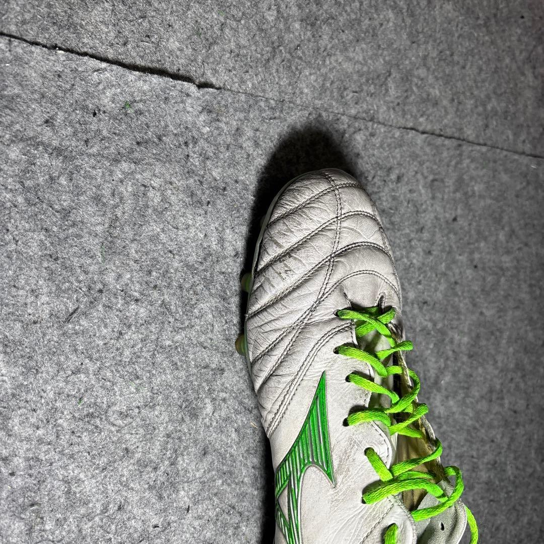 Mizuno Morelia サッカーシューズ 日本製 グレー/グリーン