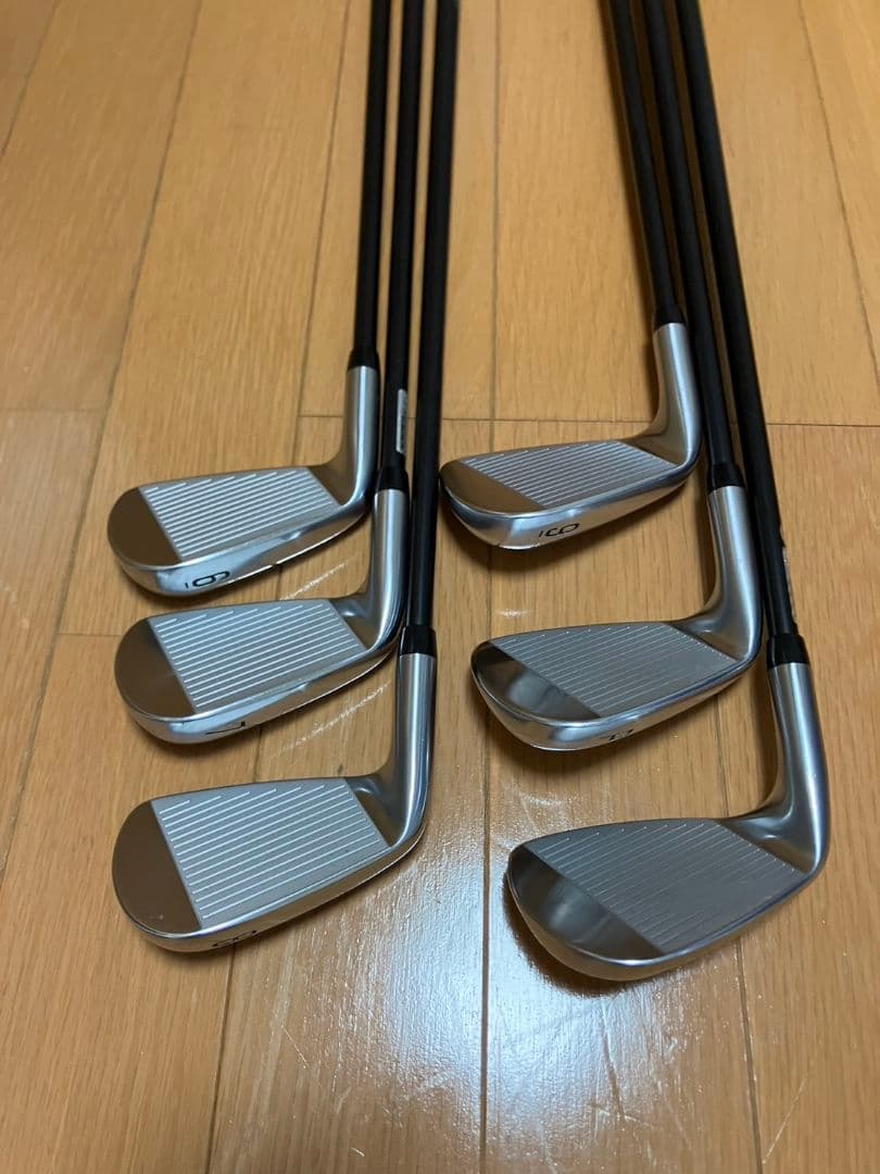 ゼクシオエックスアイアン6本、6〜Awセット（硬さS）、AX-2