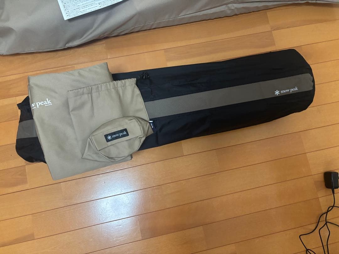 スノーピーク コット用のマットレス&カバー