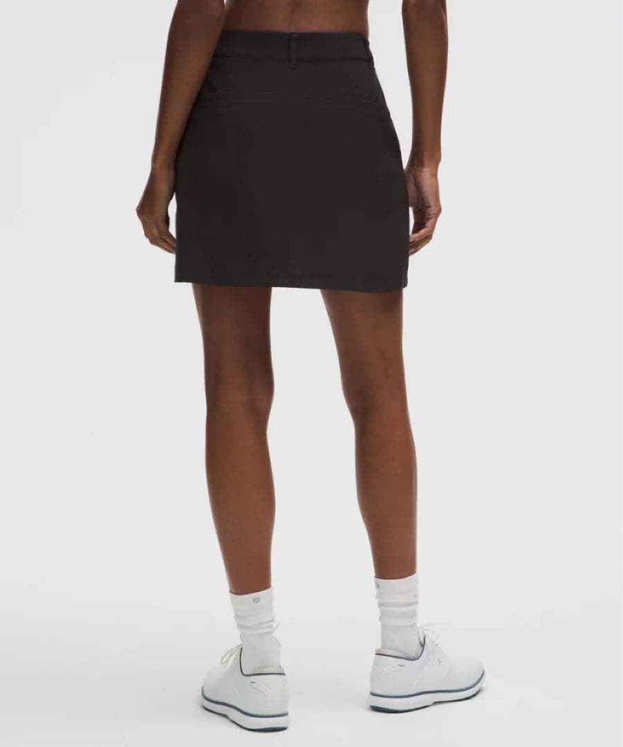 lululemon ストレッチツイル フロントプリーツゴルフスカート 24(S)