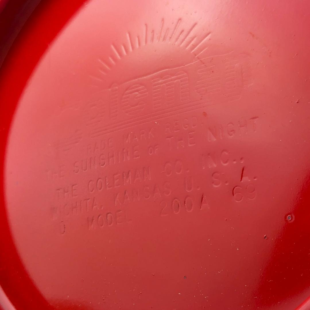 Coleman コールマン 200A 69年10月 ランタン リフィニッシュ美品