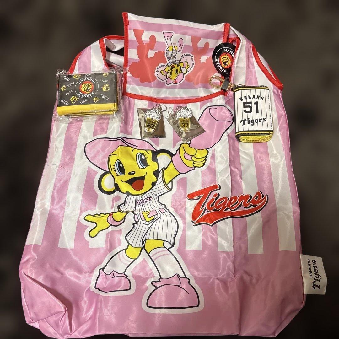 阪神タイガース エコバッグ　財布　保冷バッグ　アクリルキーホルダー