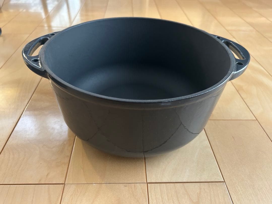 【新品】 MIKAN ホーローダッチオーブン (DNV ダークネイビー)
