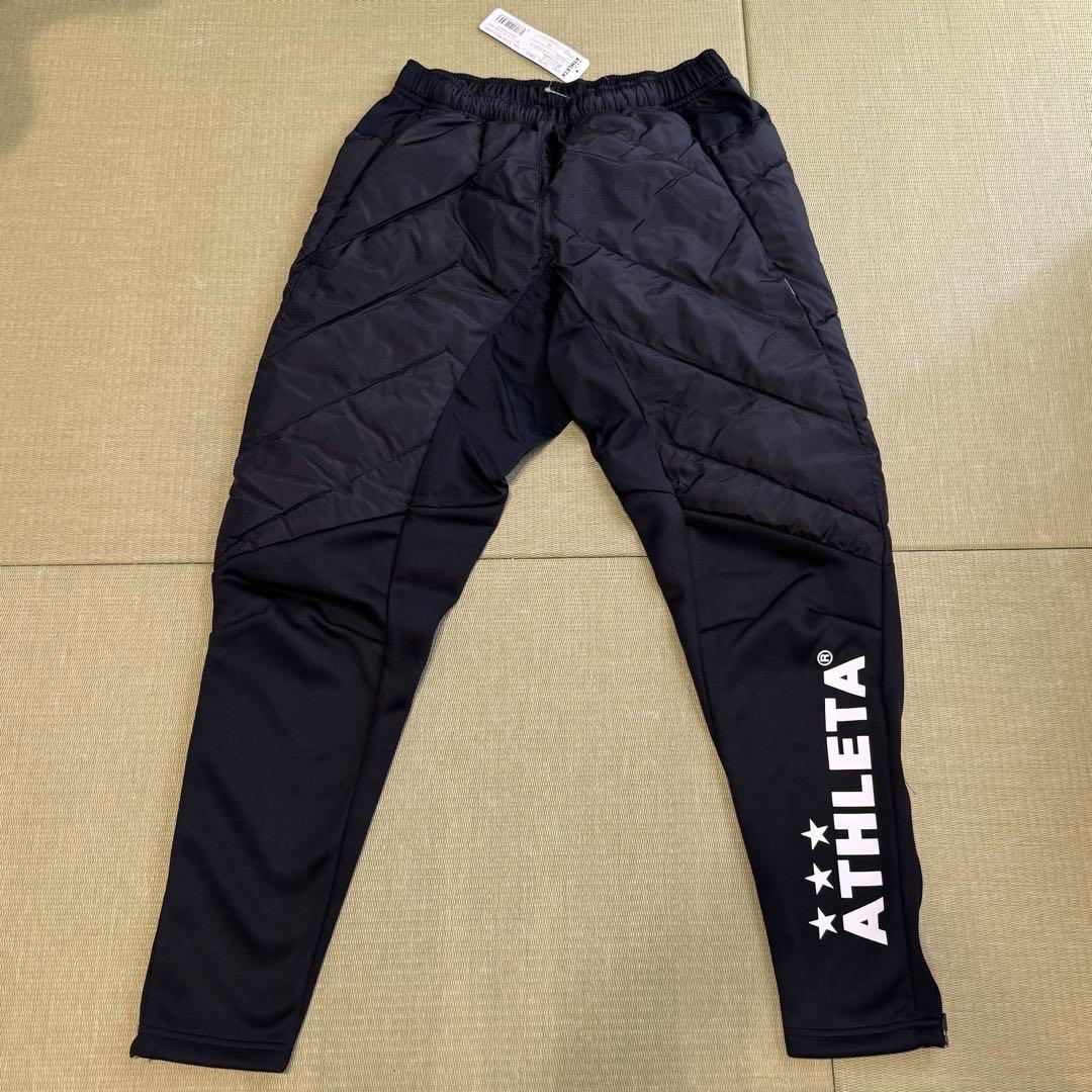 ATHLETA アスレタ　中綿ウォームジャケット　ジャケット パンツ M 黒
