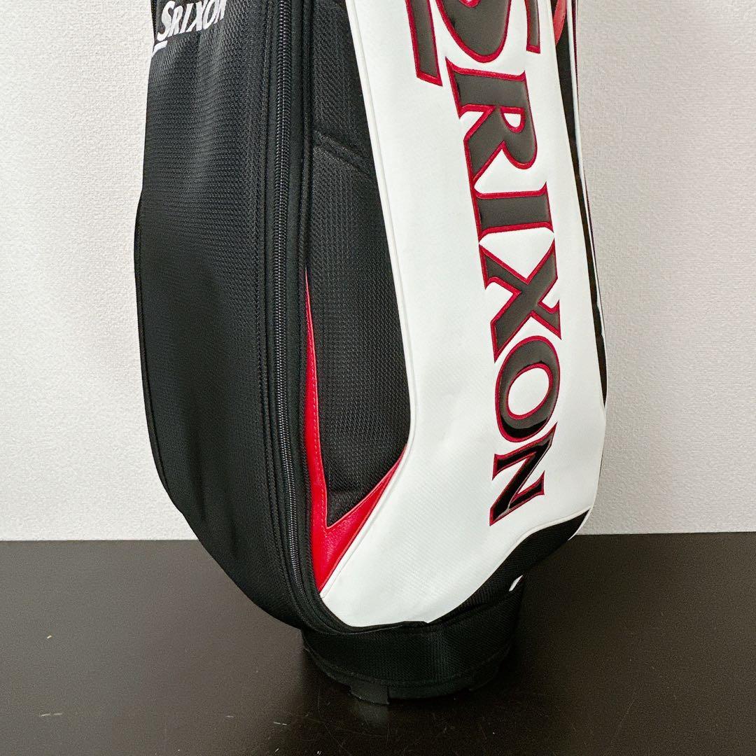 良品　SRIXON スリクソン ゴルフキャディバッグ 5分割 ホワイトブラック