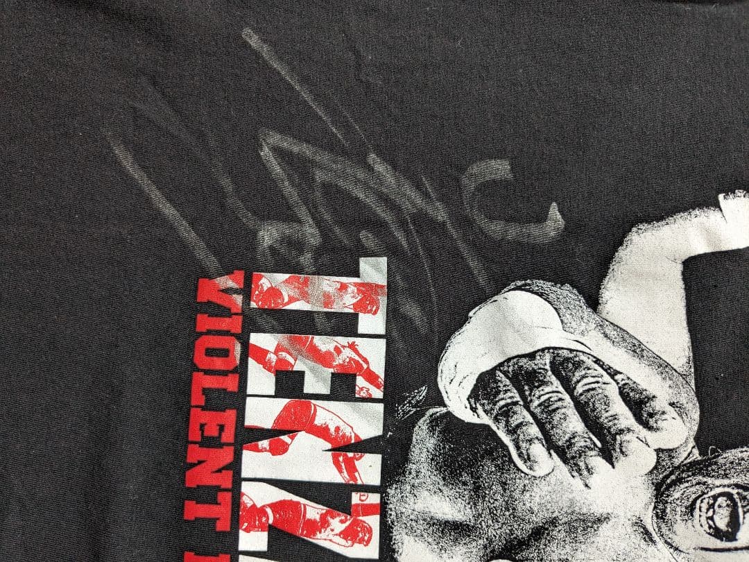 新日本プロレス　天山広吉　モンゴリアンチョップ　小島聡　直筆サイン入り　Tシャツ