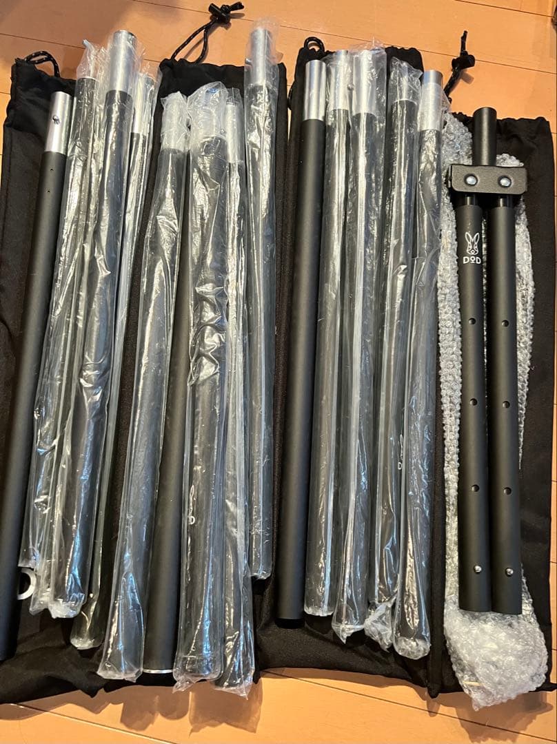 DOD フタマタノサソイ　ビッグタープポール3本セット