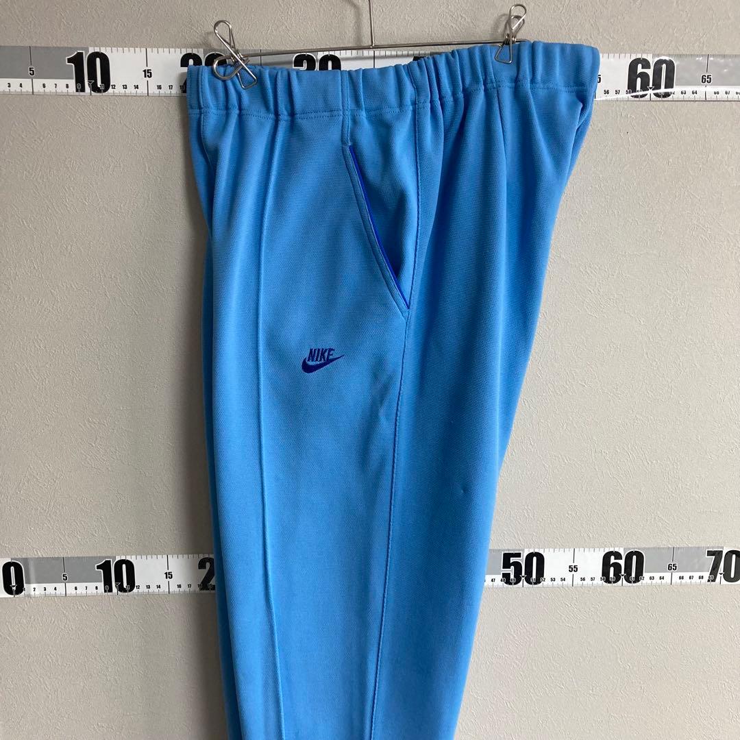 90s NIKE ナイキ トラックジャージ ズボン 水色 M日本製 パンツ