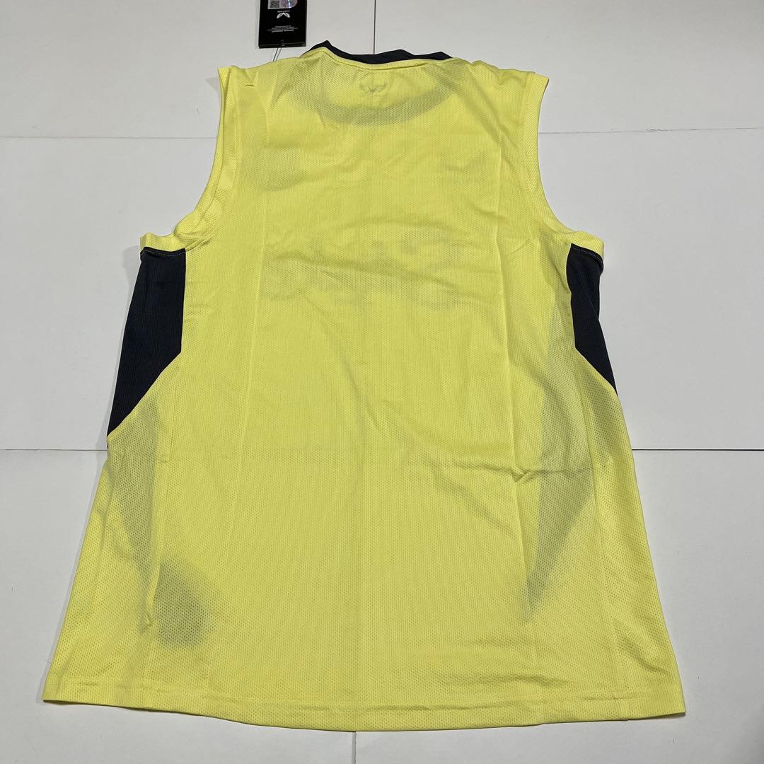 CASTORE エバートン ノースリーブ Sサイズ イエロー トレーニングウェア