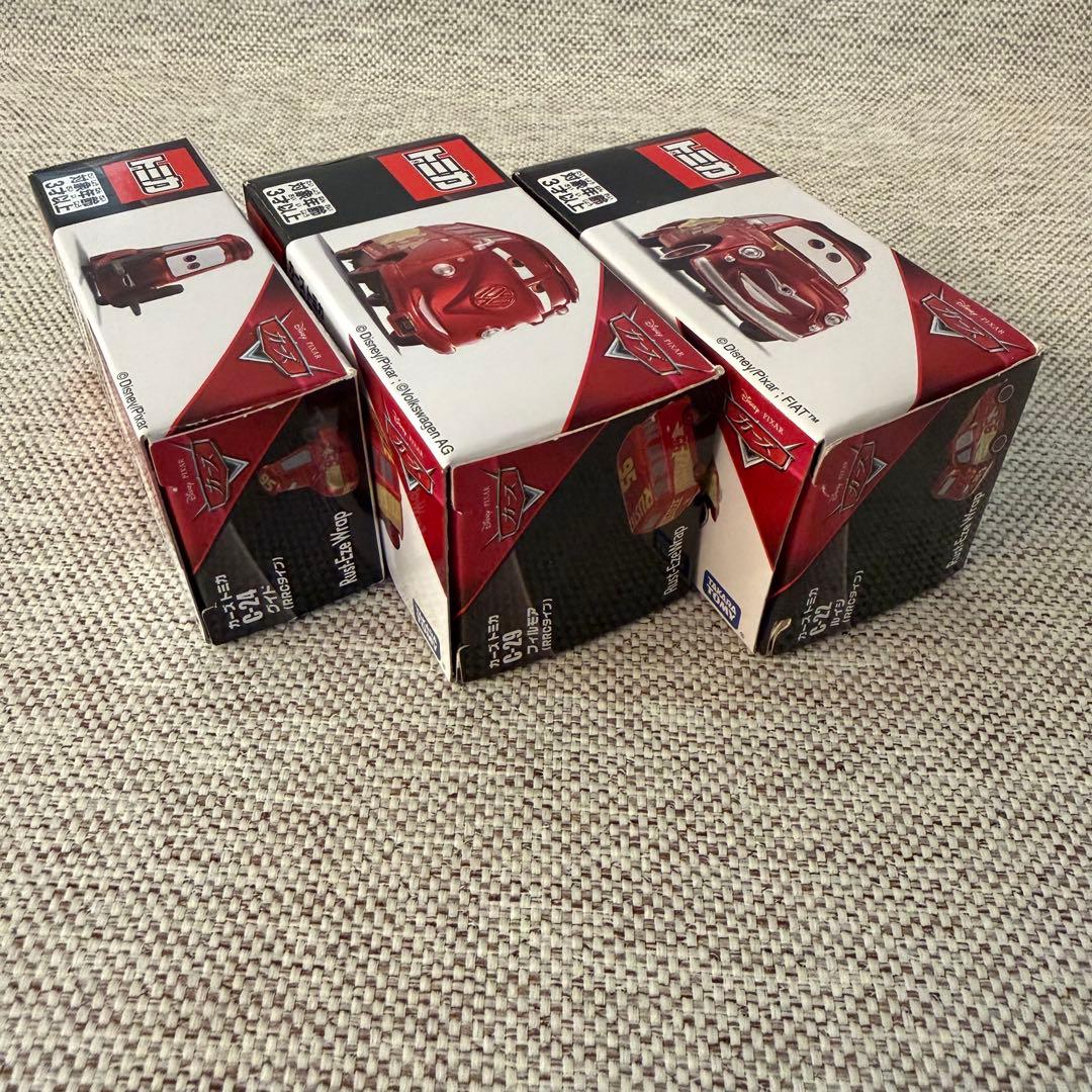 トミカ カーズ RRC フィルモア　グイド　ルイジ　3台セット