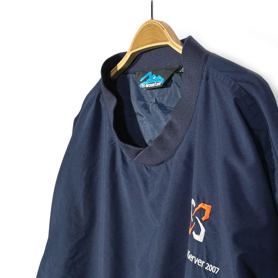 90s マイクロソフト 別注品 企業系 プルオーバージャケット ピステ XL
