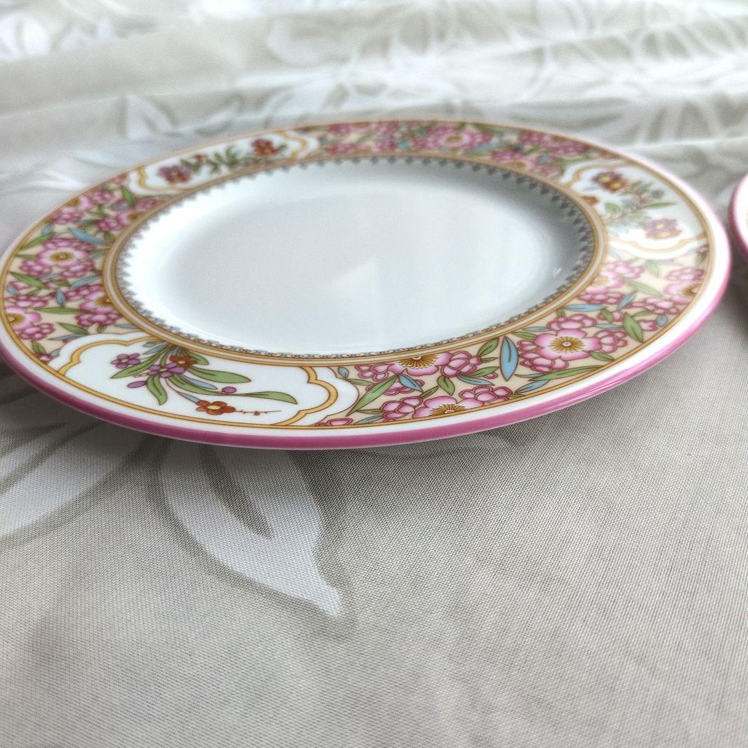 MINTON★ミントン【廃盤品】希少品　Asian Flowersケーキ皿2枚