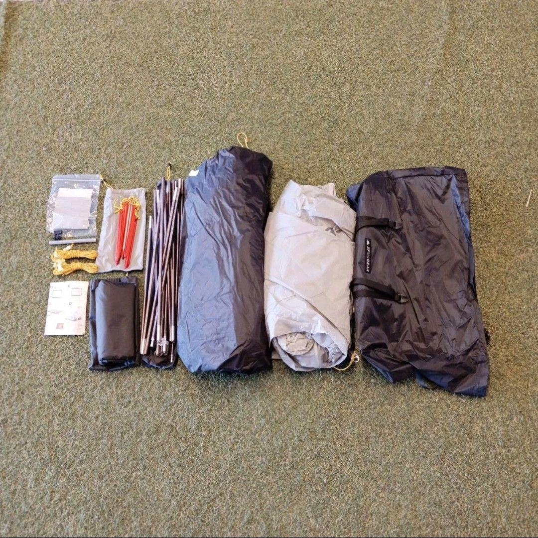 3F UL GEAR Qing kong 3人用テント ギャラクシーグレー
