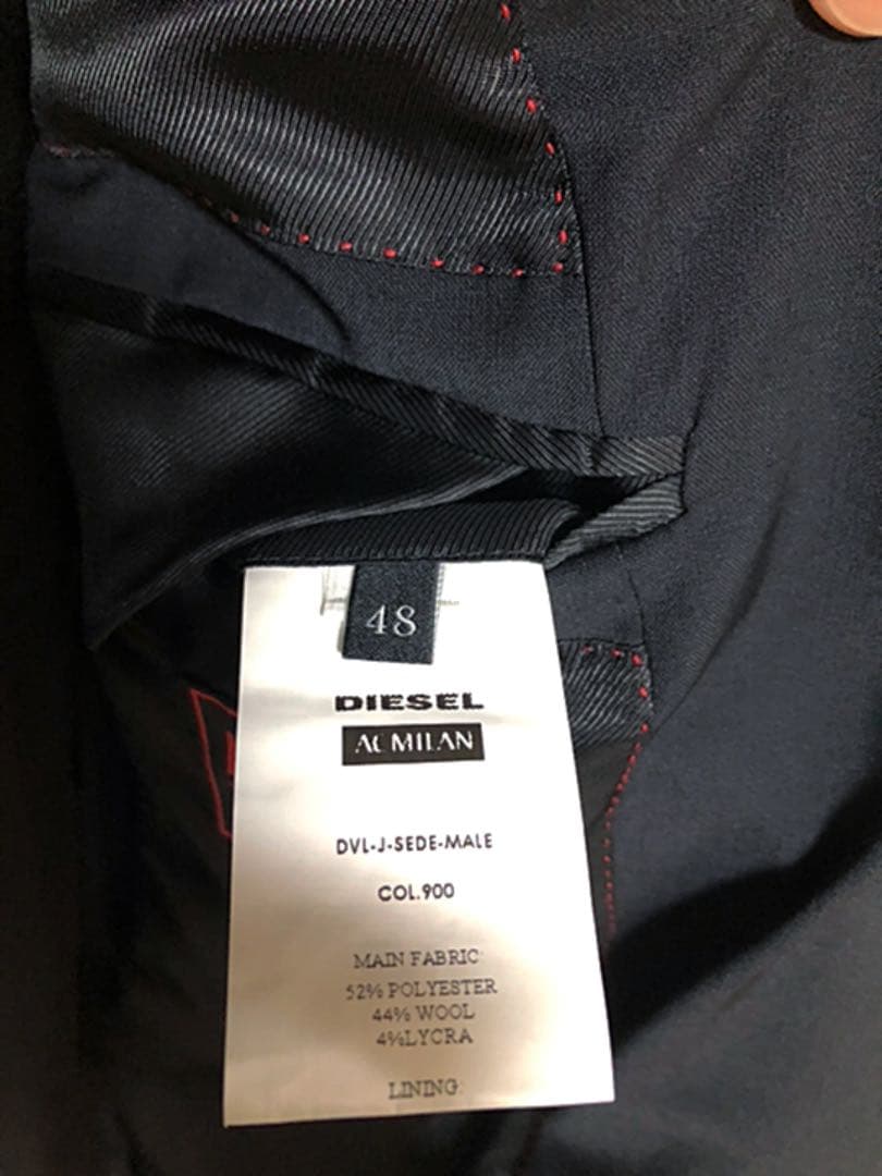 【非売品】DIESELディーゼル ACミラン パートナー帯同ジャケット 48