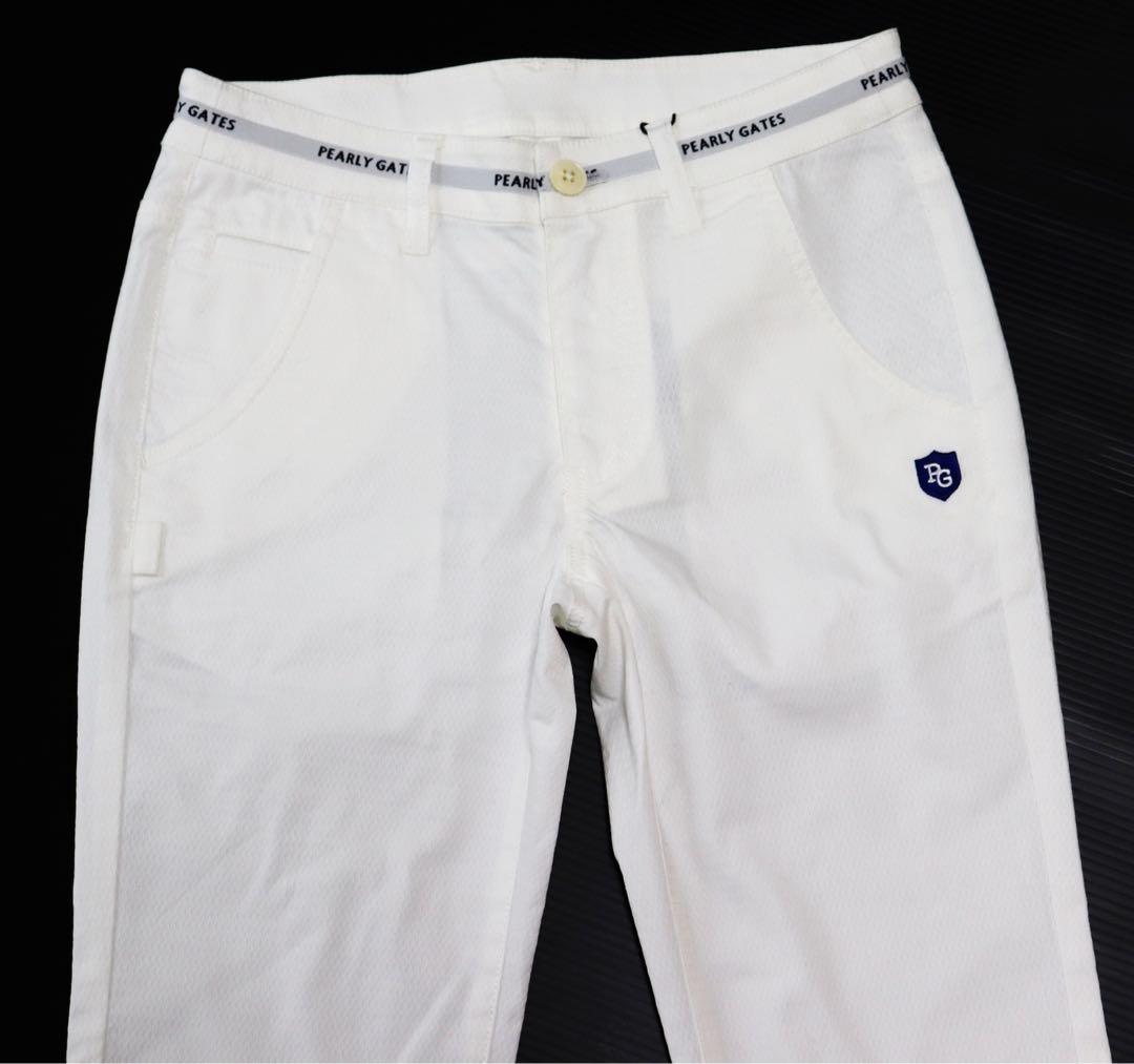 《パーリーゲイツ》新品 ティー付 薄手 接触冷感 ストレッチパンツ 0(W71)