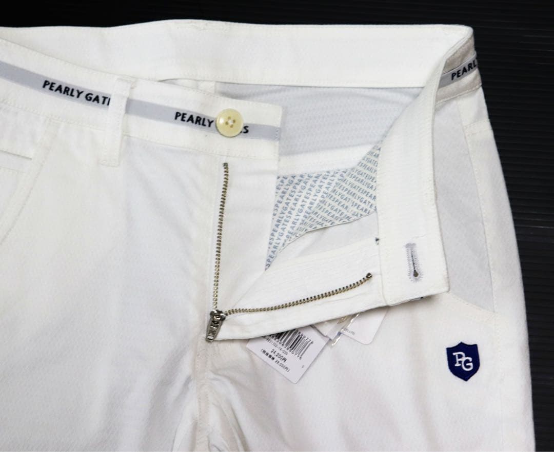 《パーリーゲイツ》新品 ティー付 薄手 接触冷感 ストレッチパンツ 0(W71)