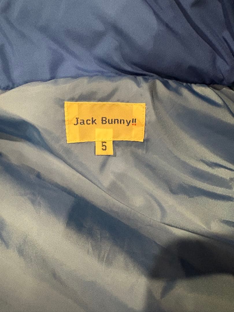 Jack Bunny ダウンベスト　サイズ5 ブルー