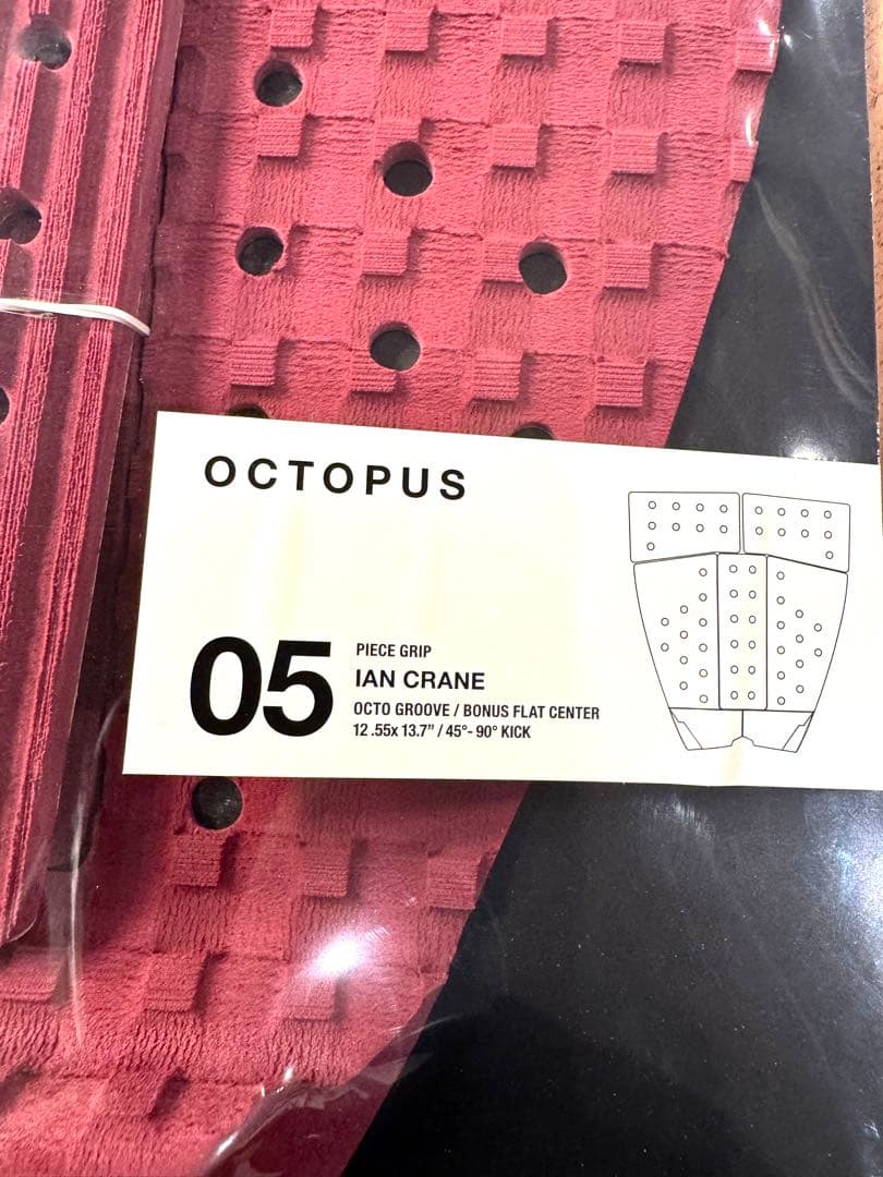 OCTOPUS Ian Crane デッキパッド バーガンディー