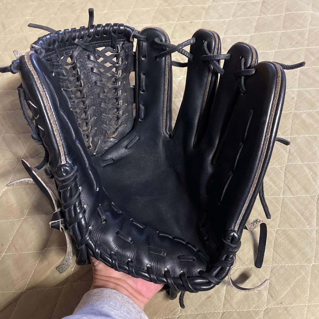 Slugger 野球グローブ 黒 編み込みスタイル　KSG-L7型　硬式用