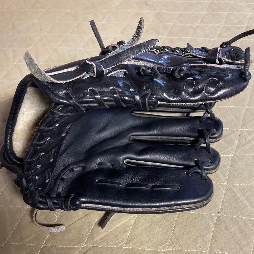 Slugger 野球グローブ 黒 編み込みスタイル　KSG-L7型　硬式用