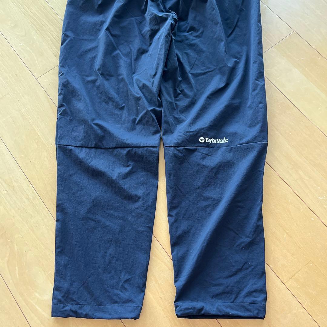 <TaylorMade>ゴルフ　アローズコラボ　ロゴワイドパンツ　ネイビ